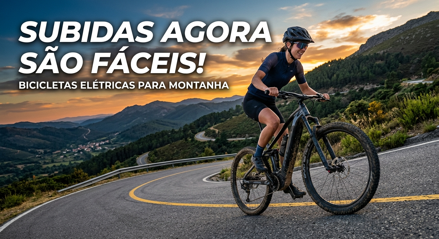 Encontre as melhores Bicicletas Elétricas para Subida e encare qualquer ladeira com facilidade.